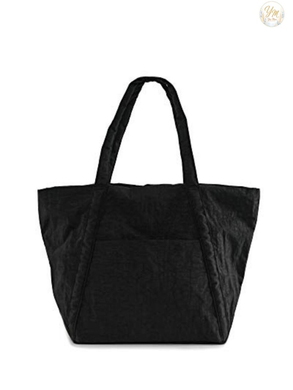Recycled Nylon Pouch Shoulder Bag with Top Zip